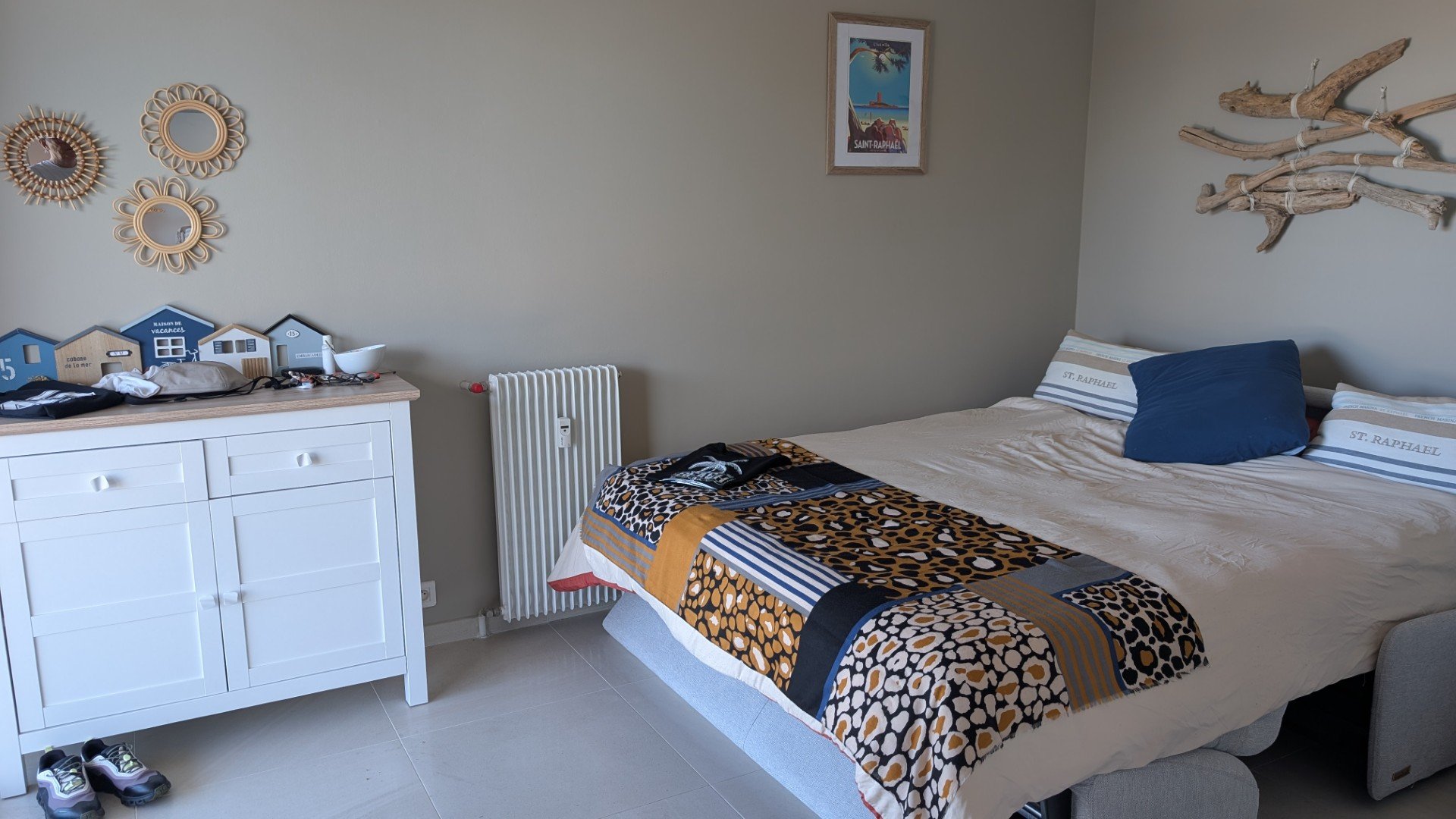 Chambre 2 avec cloison vue mer